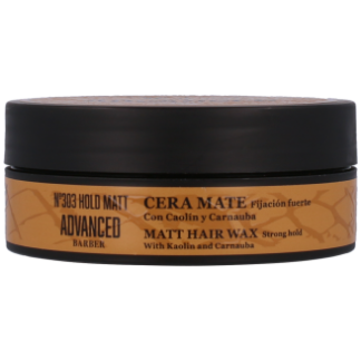 ADVANCED BARBER-Nº303 HOLD MATT (MATT WAX W./KAOLIN & CARNAUBA) wosk matowy do włosów mocny 100 ml