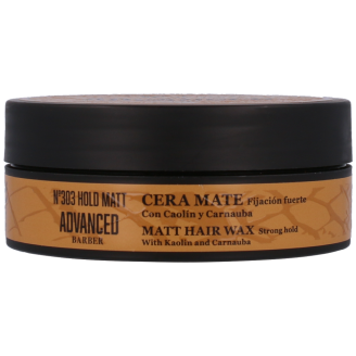 ADVANCED BARBER-Nº303 HOLD MATT (MATT WAX W./KAOLIN & CARNAUBA) wosk matowy do włosów mocny 100 ml