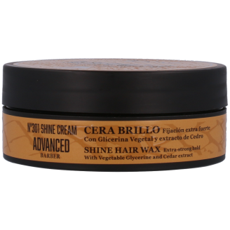 ADVANCED BARBER-Nº301 SHINE CREAM (SHINE WAX W./CEDAR) wosk nabłyszczający do włosów bardzo mocny 100 ml