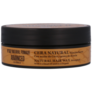 ADVANCED BARBER-Nº302 NATURAL POMADE (NATURAL WAX W./COCONUT OIL) wosk do włosów naturalny mocny 100 ml