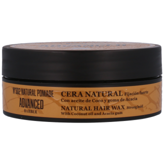 ADVANCED BARBER-Nº302 NATURAL POMADE (NATURAL WAX W./COCONUT OIL) wosk do włosów naturalny mocny 100 ml