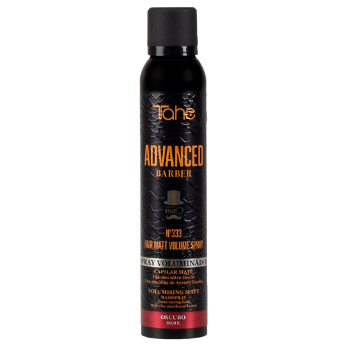 ADVANCED BARBER-Nº333 HAIR MATT VOLUME SPRAY OSCURO puder matowy w sprayu nadający objętość do włosów -  ciemny 200 ml